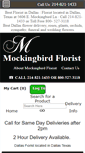 Mobile Screenshot of mockingbirdflorist.com